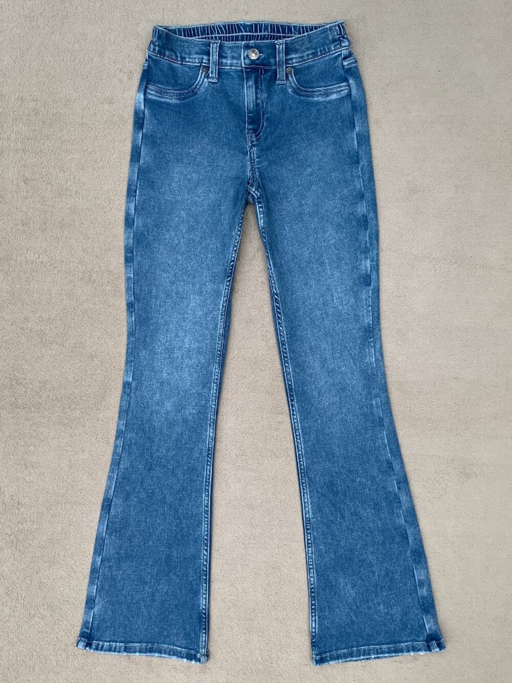 Aerie AEO Boot Cut Mid Rise Jeans Sz XS